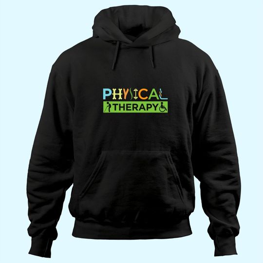PT Physical Therapy Gift Therapist Month Hoodie