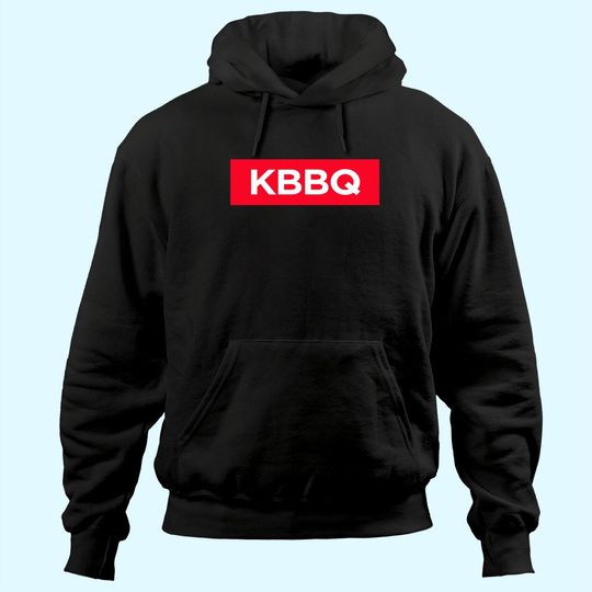 Korean Barbecue KBBQ BBQ Box Red Logo Asian Food Lover Spicy Hoodie