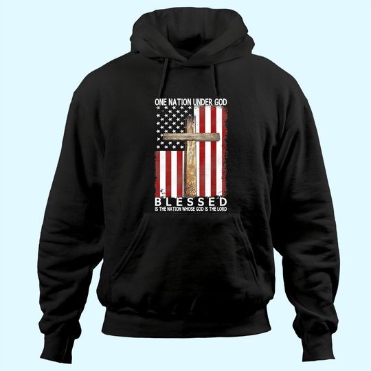 One Nation Under God Christian Jesus Hoodie