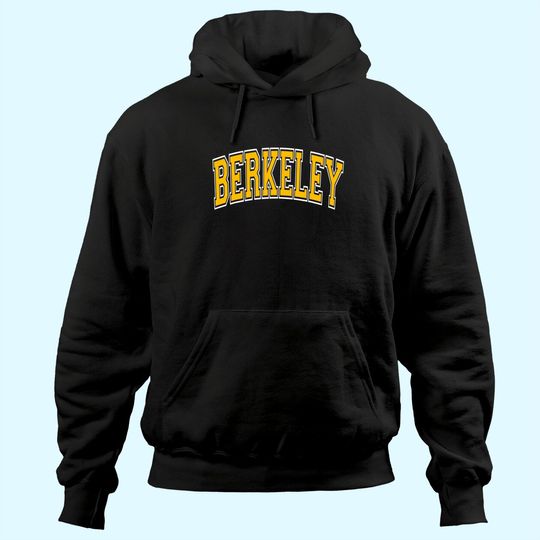 Berkeley California CA Varsity Style Amber Hoodie
