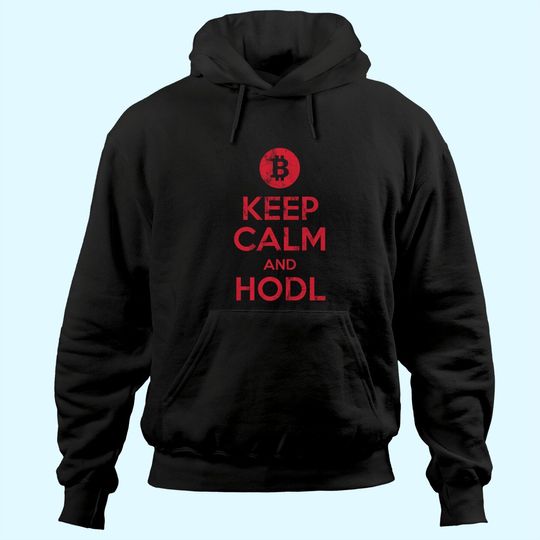 Discover Bitcoin & Crypto Keep Calm and Hold Hoodie