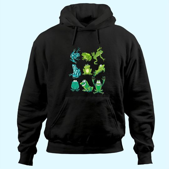 Discover Rainforest Amphibian Kids Gift Idea Cute Frog Hoodie