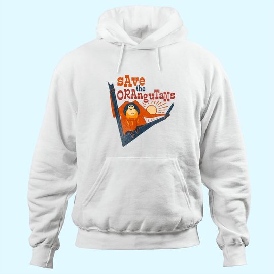 Discover Save the Orangutans Wildlife Conservation Hoodie