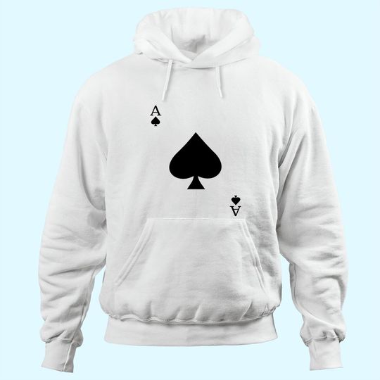 Discover Ace of Spades Deck of Cards Halloween Costume Hoodie
