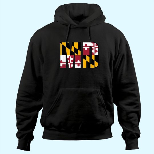 Discover Maryland State Flag Md Baltimore Pride Hoodie