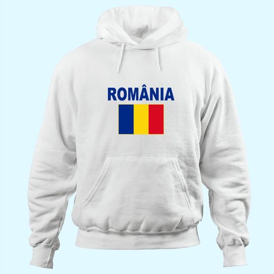 Discover Romania Flag Hoodie