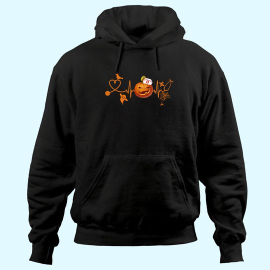 Discover Halloween Lover - Nurse Heartbeat With P Hoodie