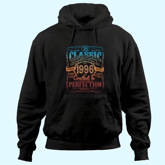 Discover Vintage 1996 Limited Edition Gift 25 years old 25th Birthday Hoodie