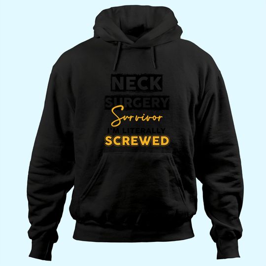 Discover Neck Surgery Survive Implant Survivor Recovery Gifts Hoodie