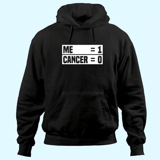 Me 1 Cancer 0 Beat Cancer Cancer Survivor Hoodie