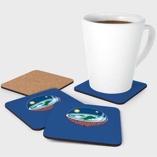 Flat Earth Coaster Ice Wall Coaster Flat Theory Society Coaster