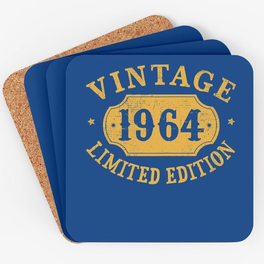 57 Years Old 57th Birthday Anniversary Gift Limited 1964 Coaster