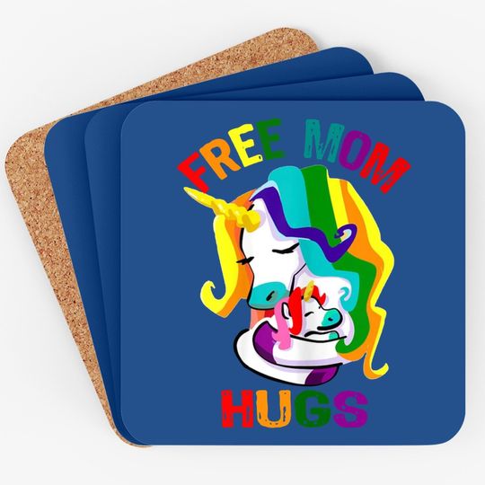 Free Mom Hugs Lgbt Gay Pride Coaster