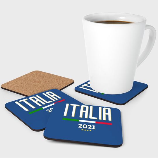 Euro 2021 Coaster Italia Football