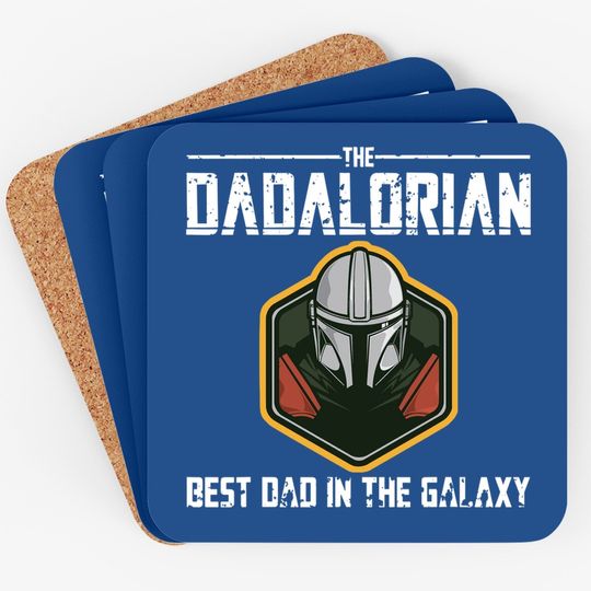 Retro The Dadalorian Graphic Father's Day Coaster Vintage Best Coaster