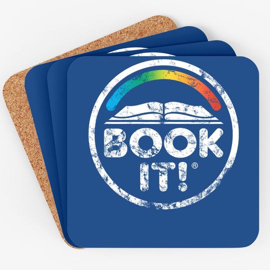 Book It! Childhood Retro 80s Coaster