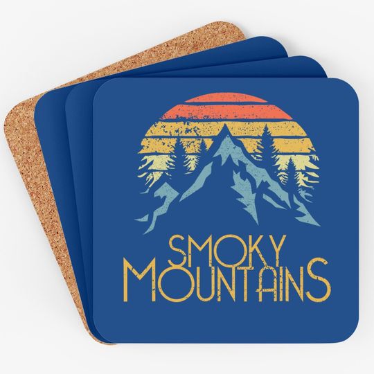 Vintage Great Smoky Mountains National Park Gsmnp Coaster