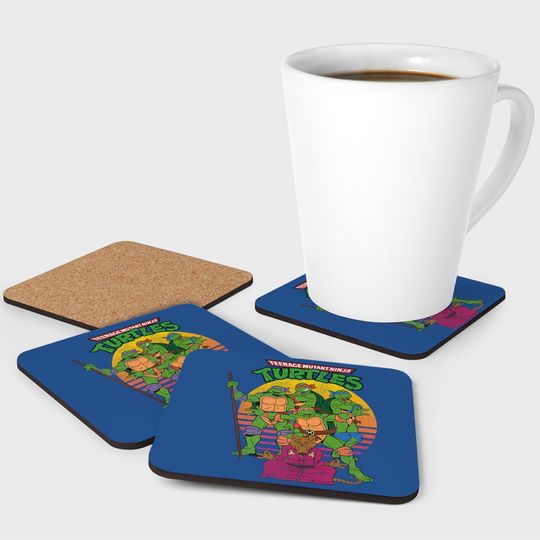 Teenage Mutant Ninja Turtles Retro Sun Group Coaster-coaster