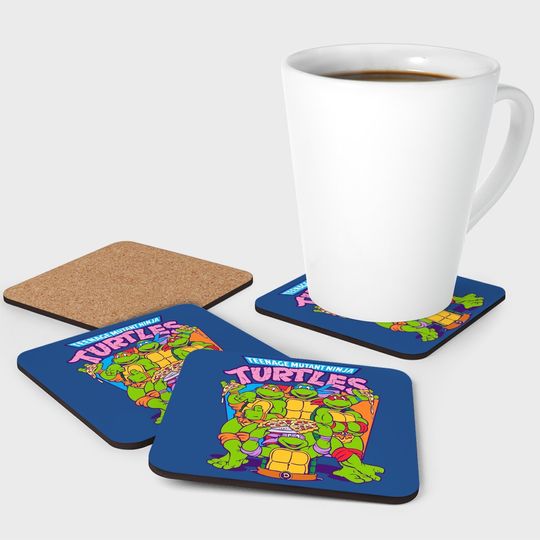 Teenage Mutant Ninja Turtles Pizza & Smiles Coaster