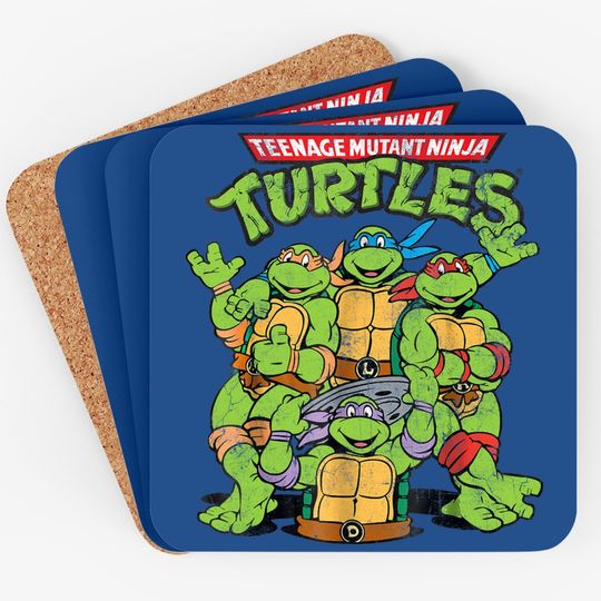 Teenage Mutant Ninja Turtles Classic Retro Logo Coaster