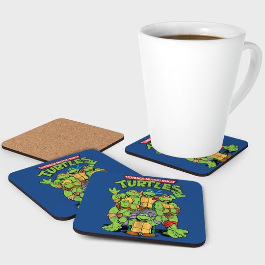 Teenage Mutant Ninja Turtles Classic Retro Logo Coaster
