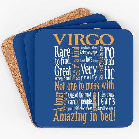Not One To Mess With Amazing In Bed Virgo Coaster