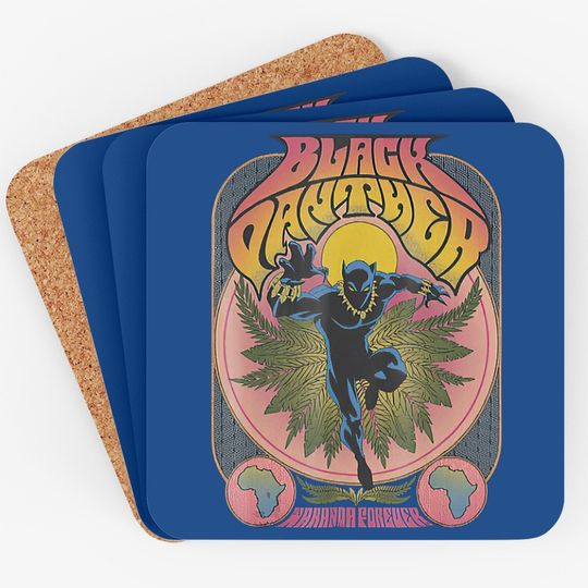 Discover Vintage 70's Poster Style Coaster