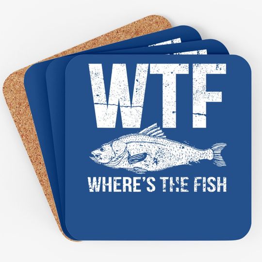 Wtf Where's The Fish Coaster