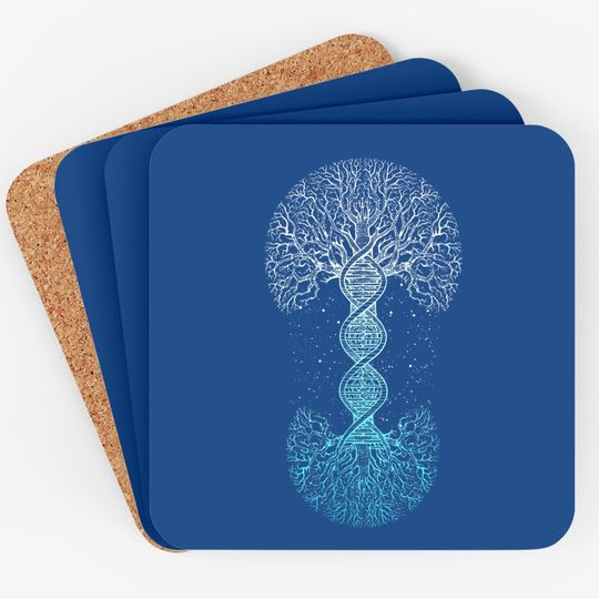 Dna Tree Of Life Science Coaster
