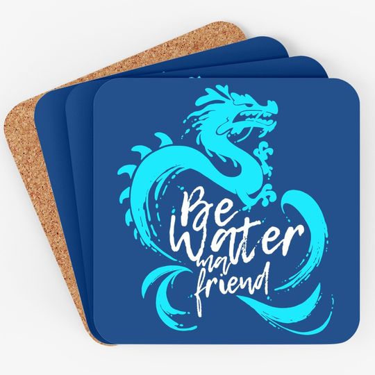 Bruce Lee Quote Kung Fu Fighter Coaster