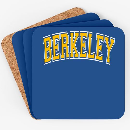 Berkeley California Ca Varsity Style Amber Coaster