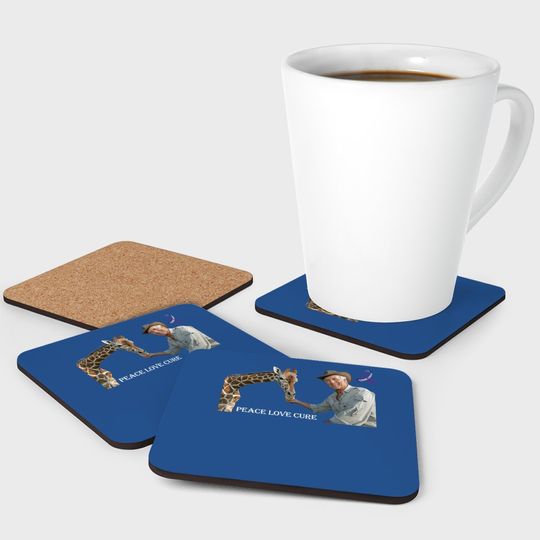 Jack Hanna With Cute Giraffe Coaster