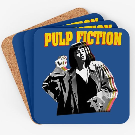 Nirvan Pulp Fiction Mia Wallace  coaster