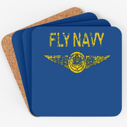 U.s Navy Original Fly Navy Coaster
