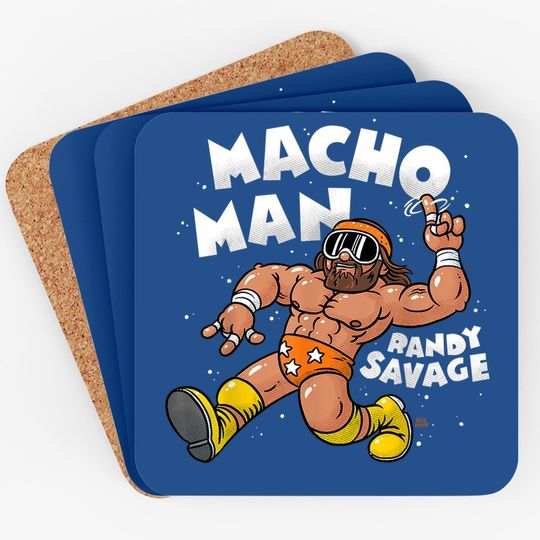 Macho Man Randy Savage Bill Main Graphic Coaster