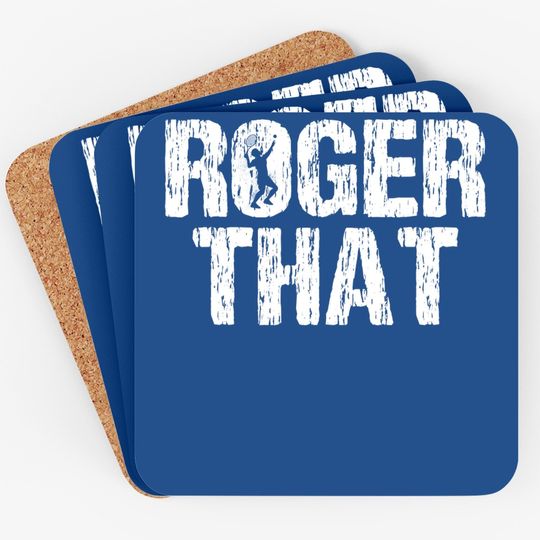Roger That Tennis Coaster