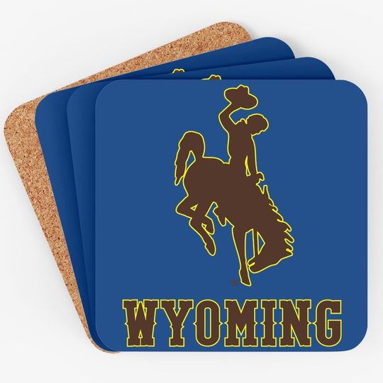 Wyoming Cowboys Apparel Mvp Wyoming Icon Coaster