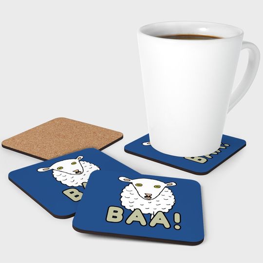 Baa Sheep Coaster