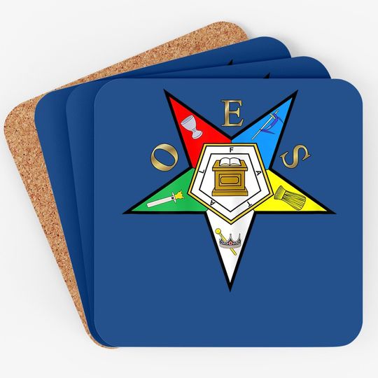 Order Eastern Star Oes Sistar Sister Fatal Coaster