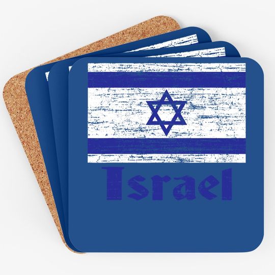Flag Of Israel Coaster