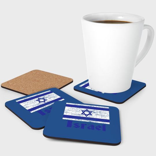 Flag Of Israel Coaster