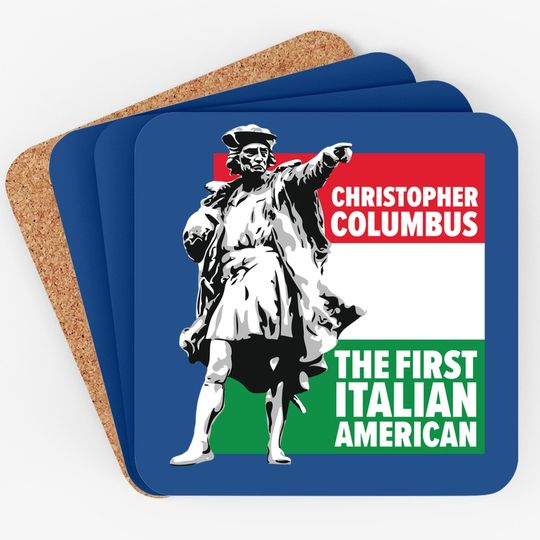 Save Columbus Day Coaster