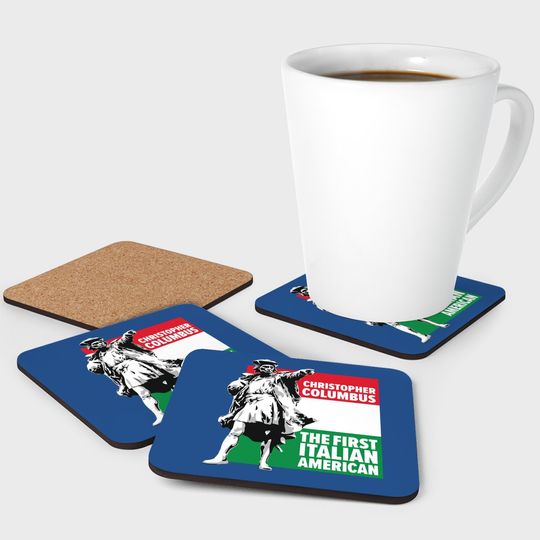 Save Columbus Day Coaster