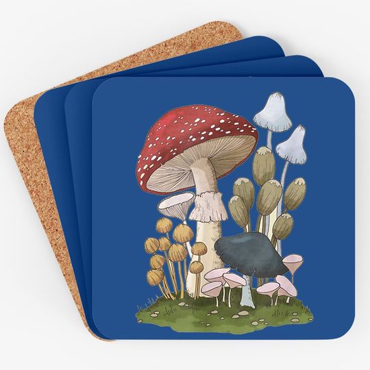Mushroom Coaster Mycology Fungi Foraging Mushroom Whisperer Coaster