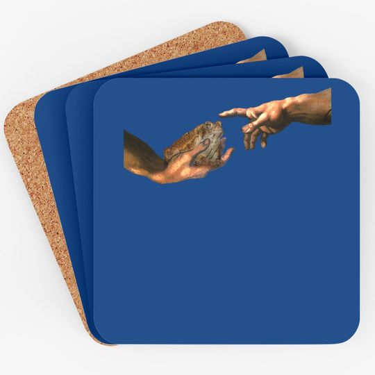 Michelangelo's Toad Parody, Creation Of A Toad Frog Coaster