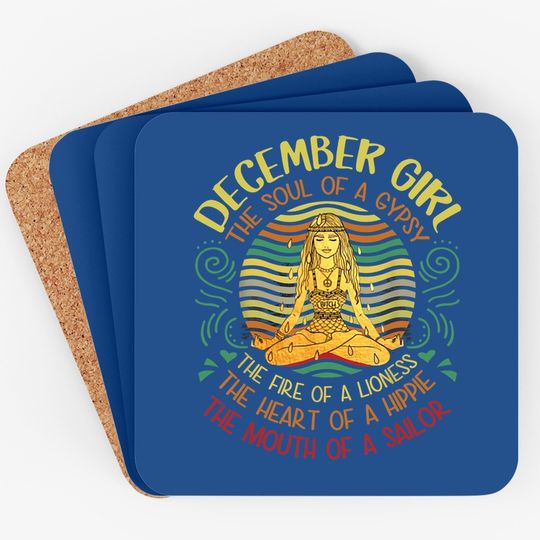 Birthday - December Girl Soul Of A Gypsy Coaster