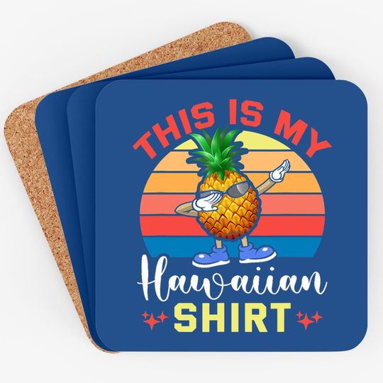 Pineapple Hawaiian Coaster