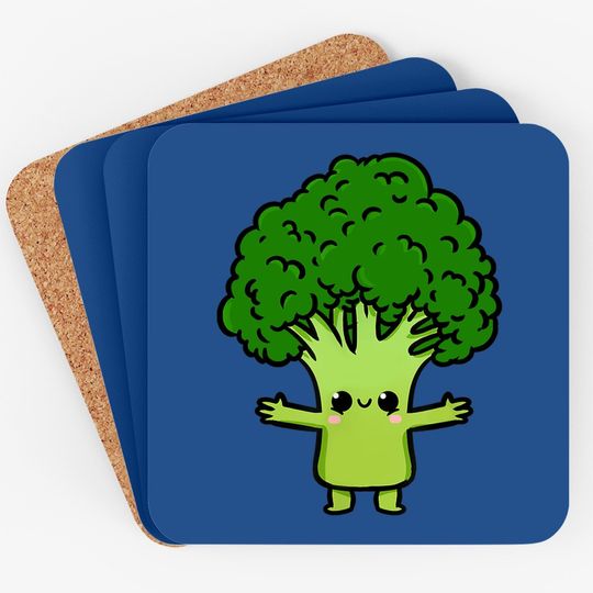 Kawaii Broccoli Coaster
