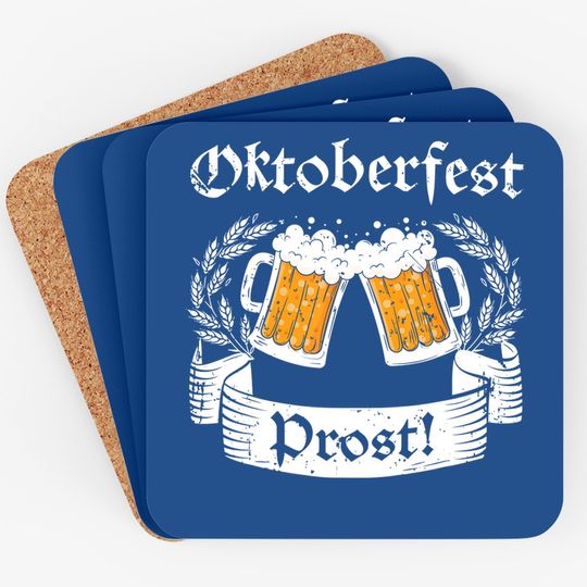 Oktoberfest Prost Coaster German Cheers Beer Festival Coaster