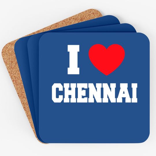 I Love Chennai Coaster